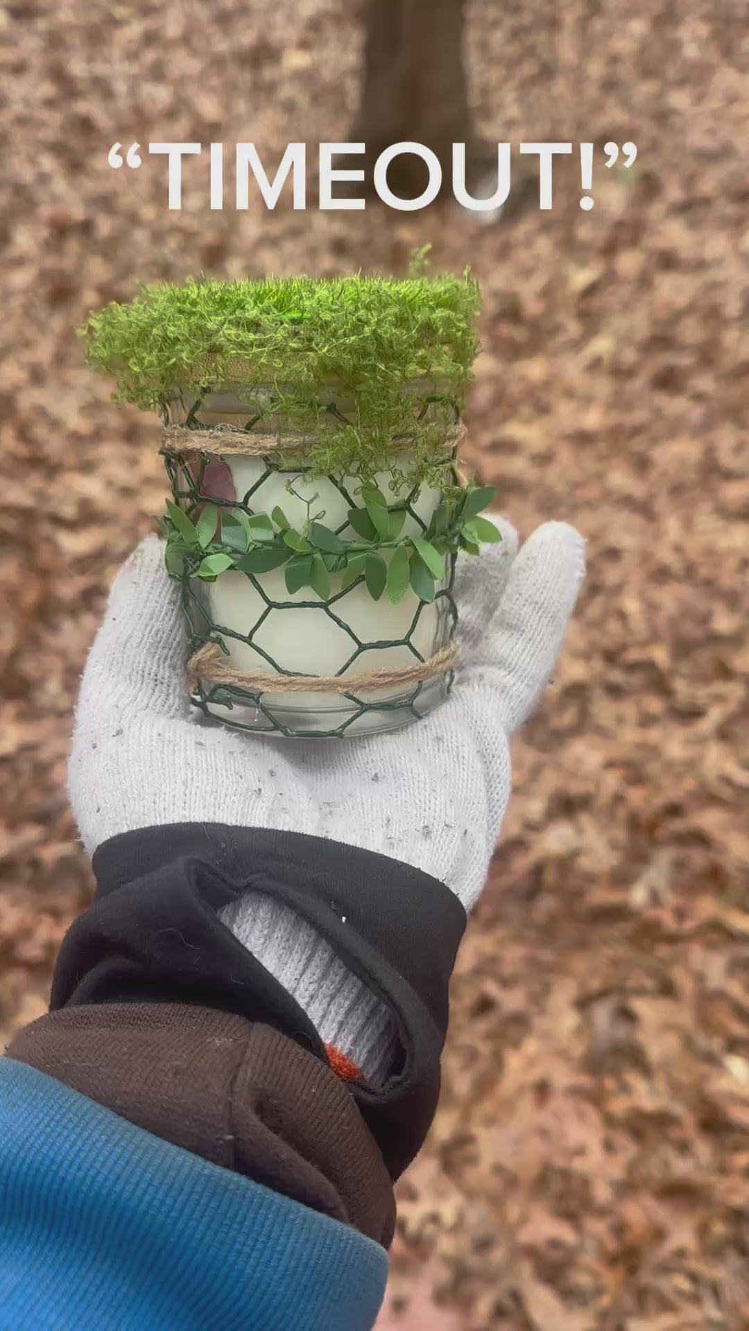 “TIMEOUT 8oz Candle